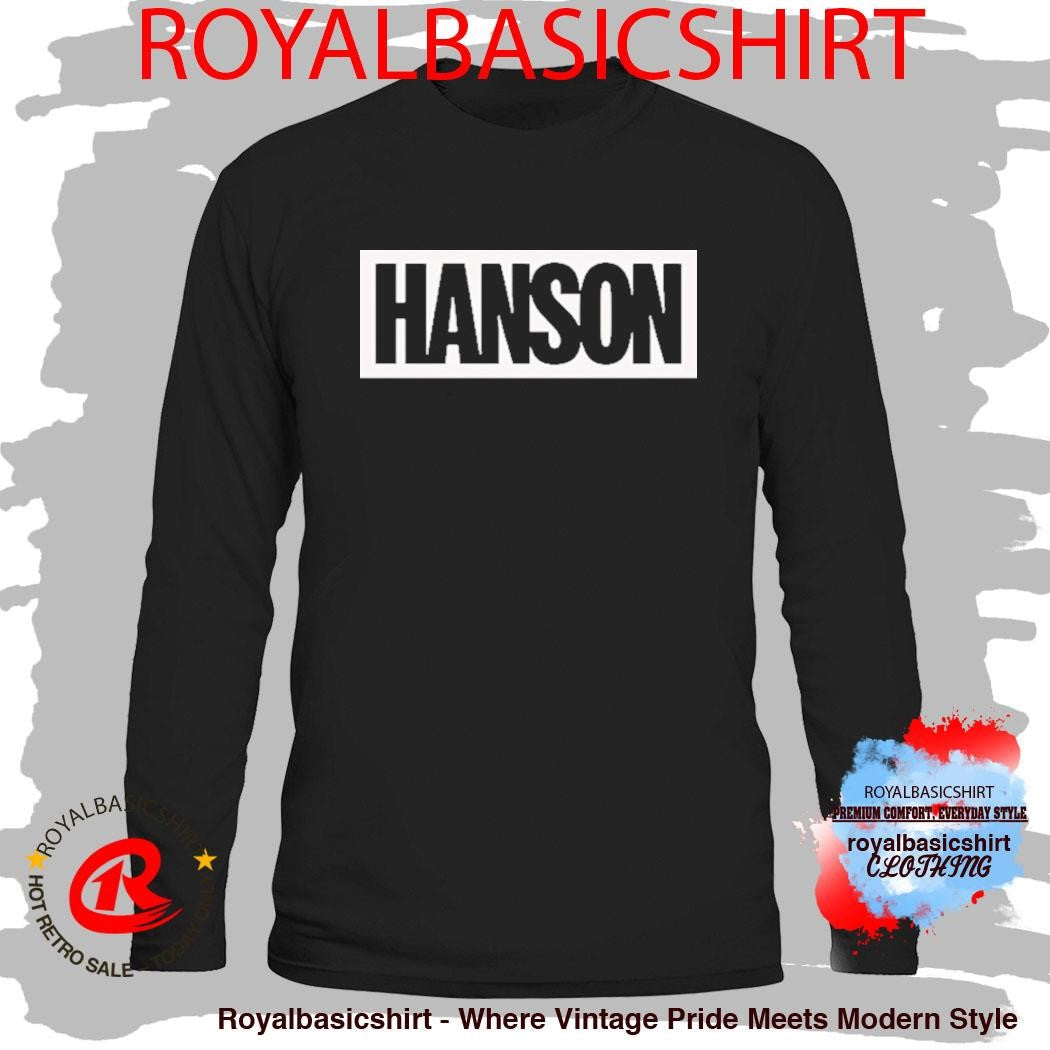 Hanson Block Text Logo Shirt