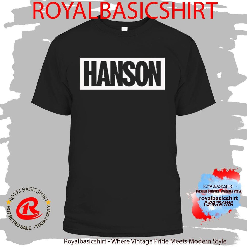 Hanson Block Text Logo Shirt