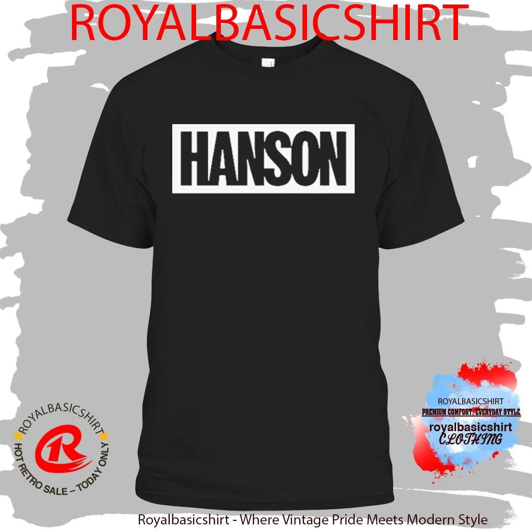 Hanson Block Text Logo Shirt