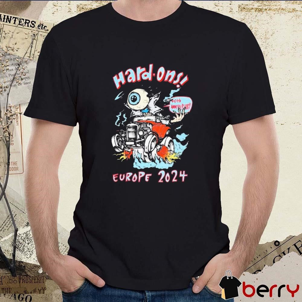 Hard On Europe 2024 40th Anniversary t-shirt