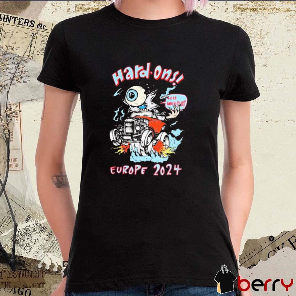 Hard On Europe 2024 40th Anniversary t-shirt