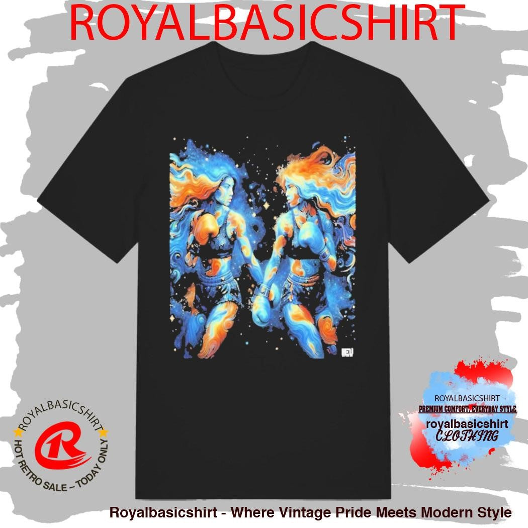 Hit Em Up Boxing Duo Stylized Shirt