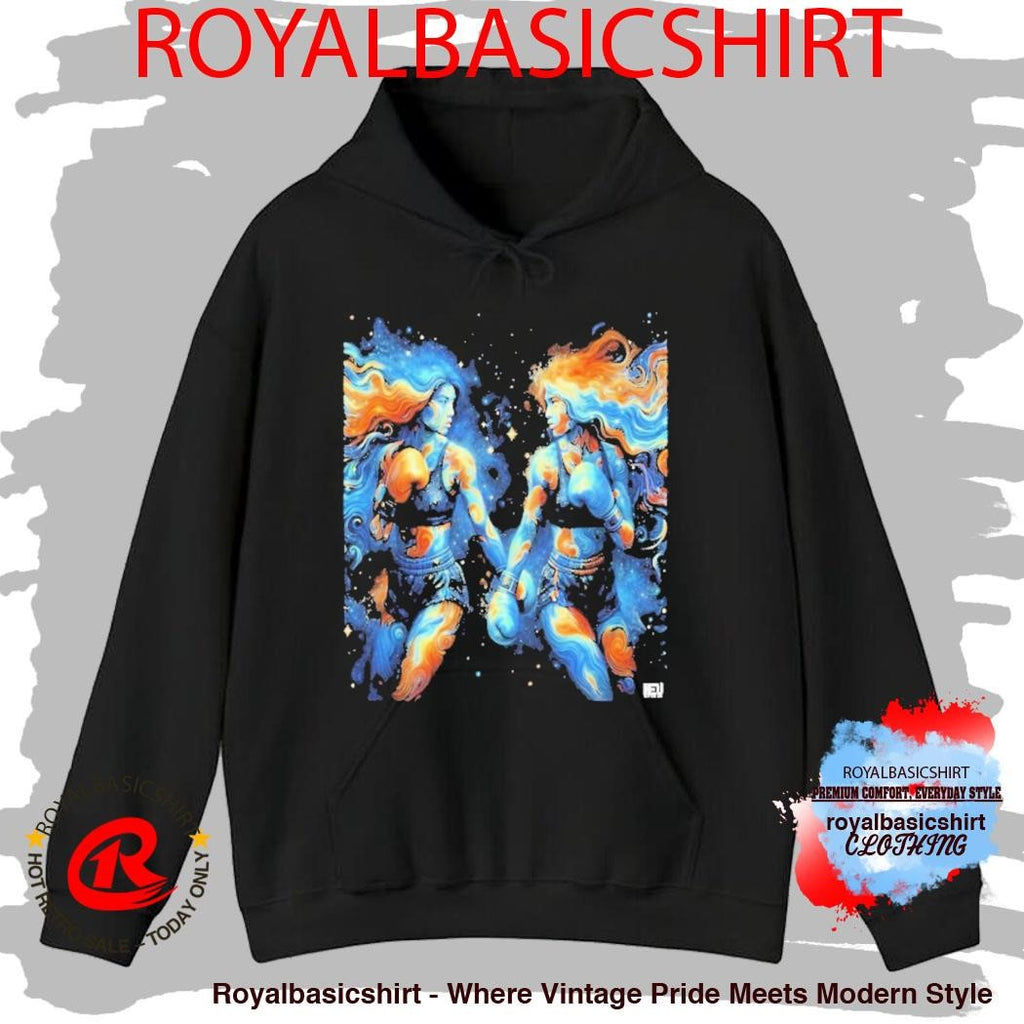 Hit Em Up Boxing Duo Stylized Shirt