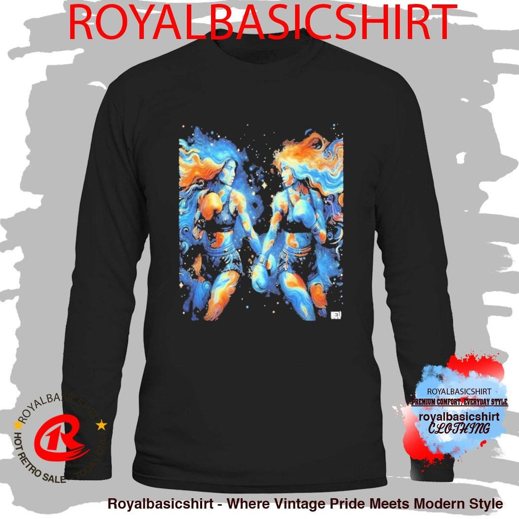 Hit Em Up Boxing Duo Stylized Shirt