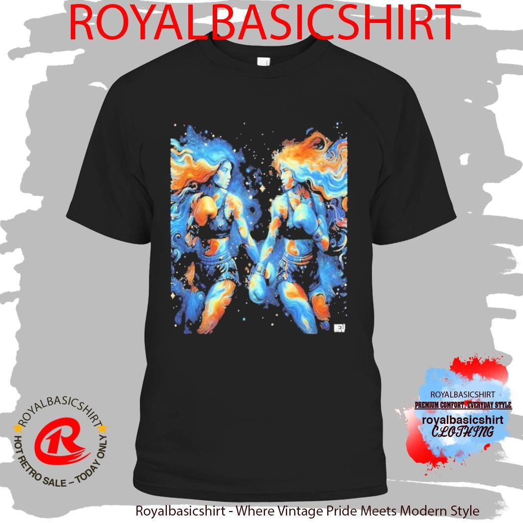 Hit Em Up Boxing Duo Stylized Shirt