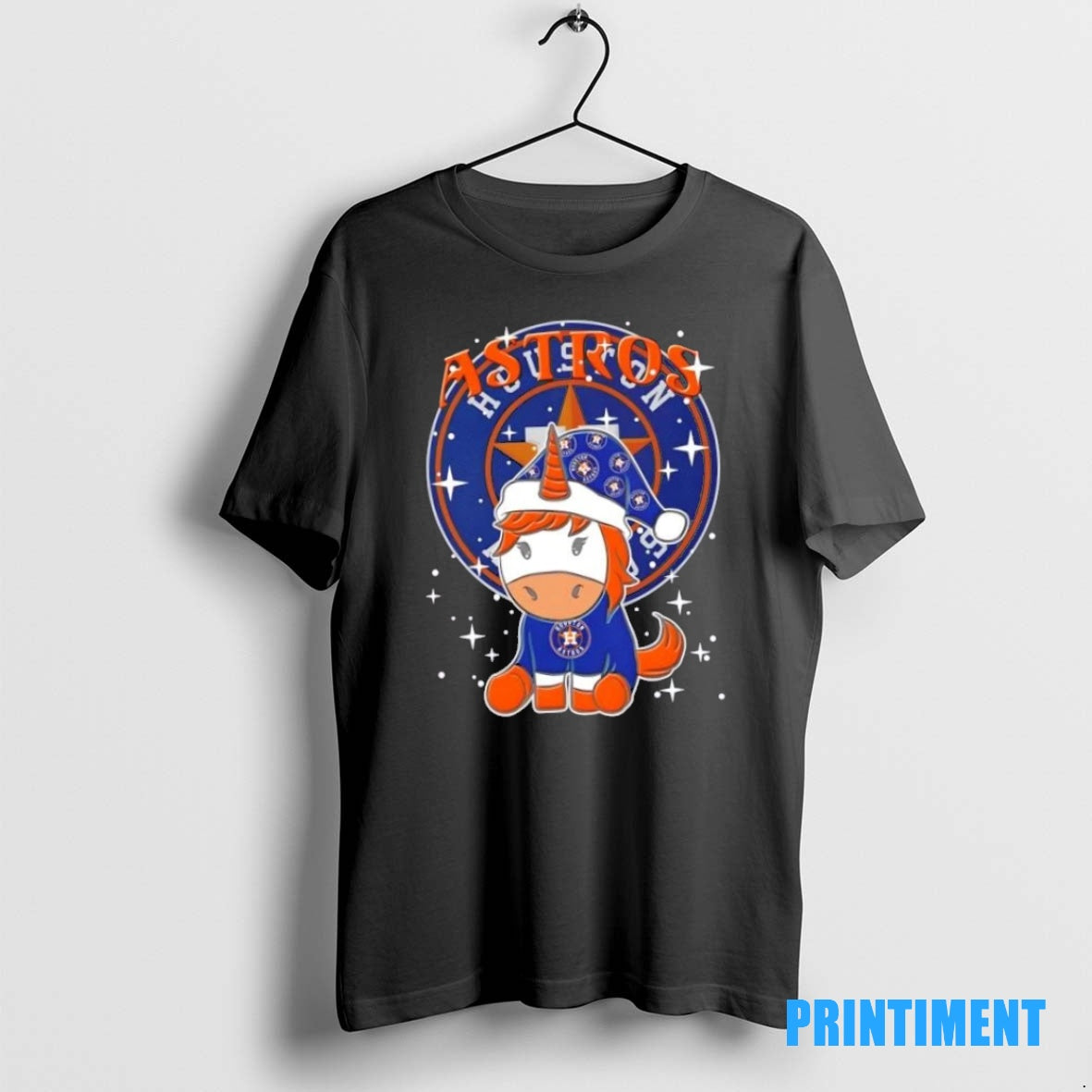 Official Houston Astros Baseball X Unicorn Merry Christmas Tee Sweater