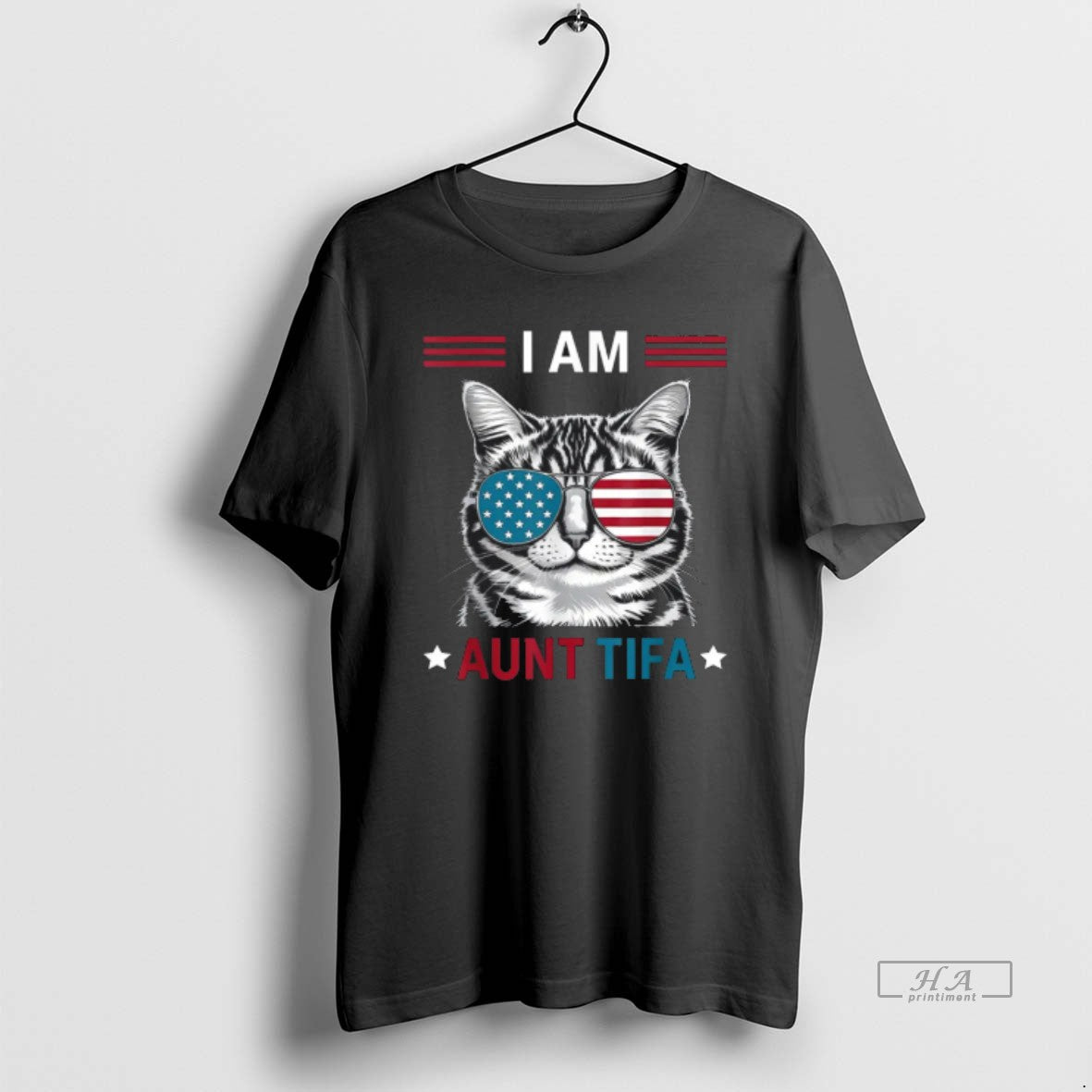 Official I Am Aunt Tifa Cat Patriotic