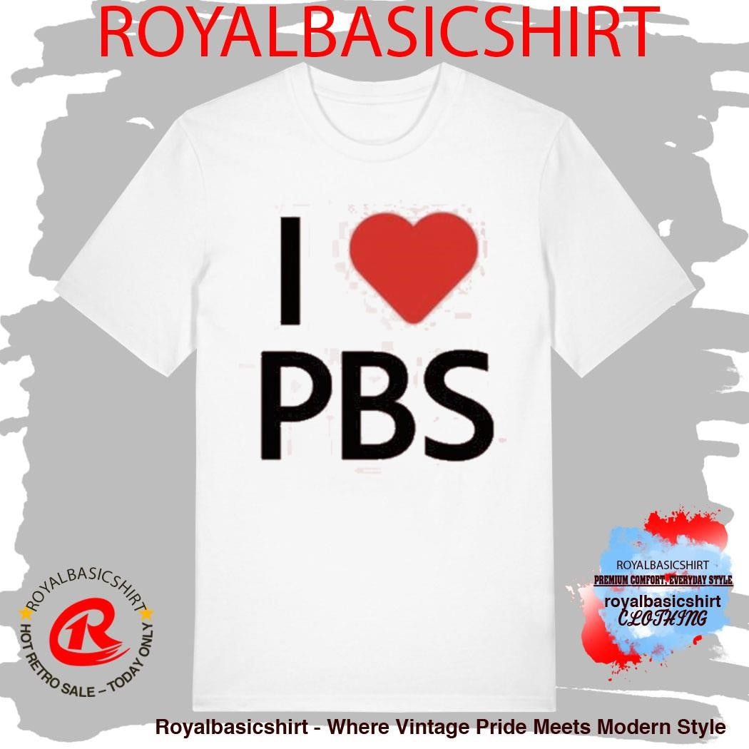 I Heart Pbs Shirt