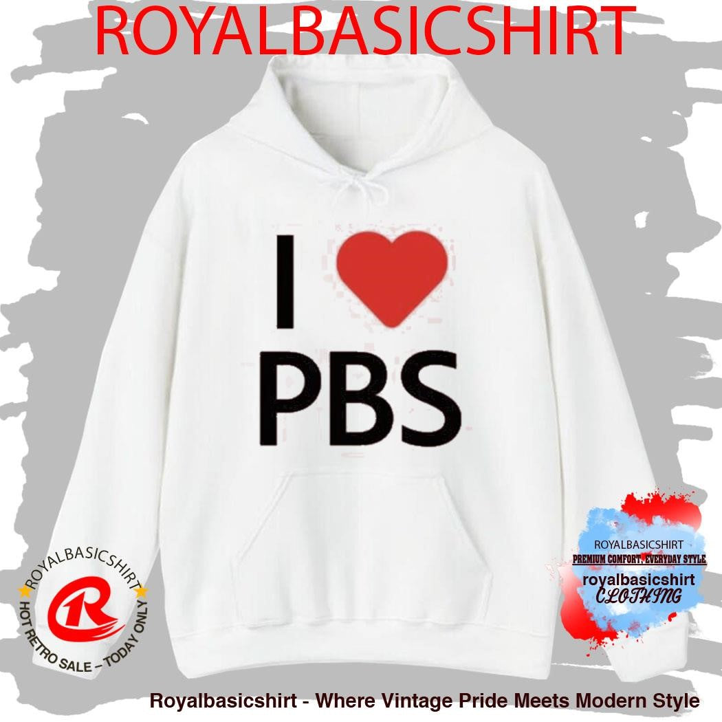 I Heart Pbs Shirt