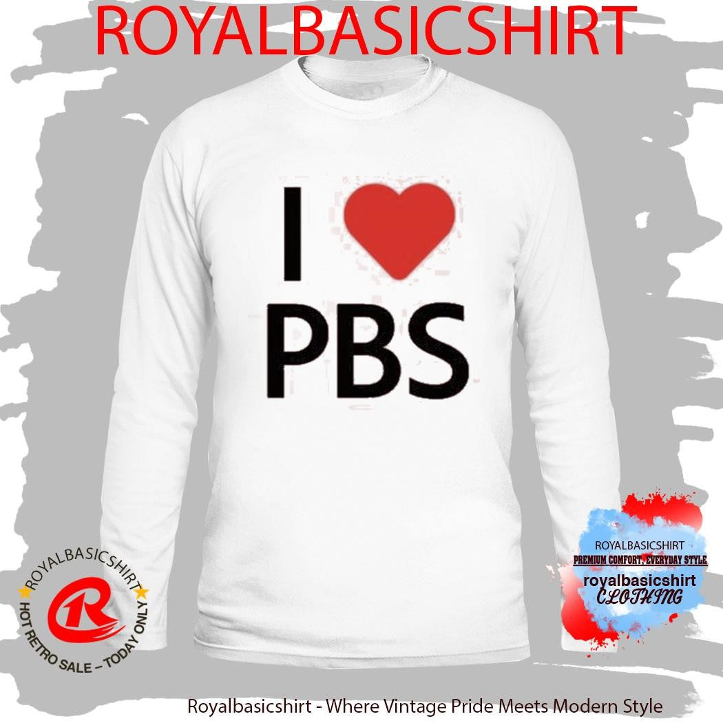 I Heart Pbs Shirt