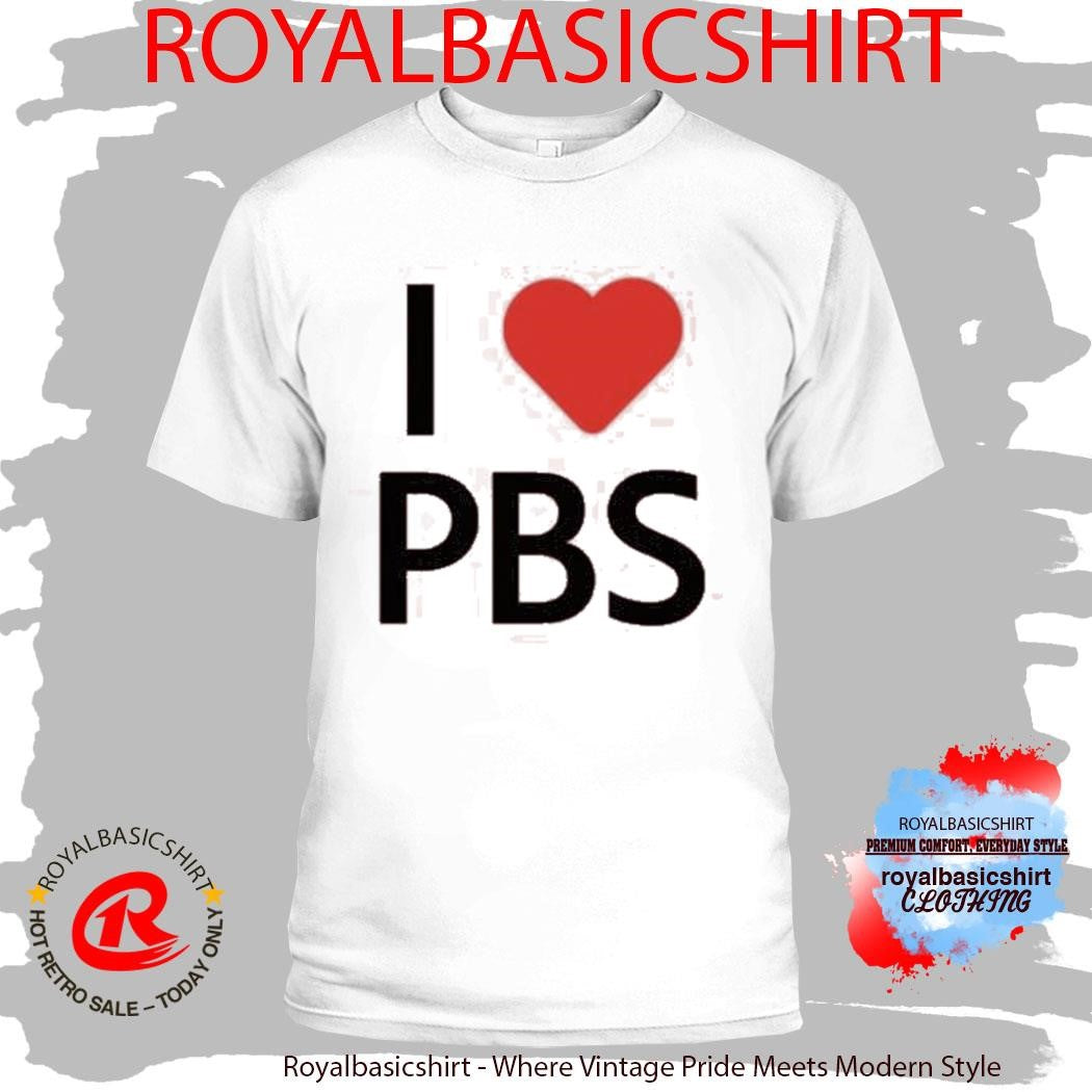 I Heart Pbs Shirt