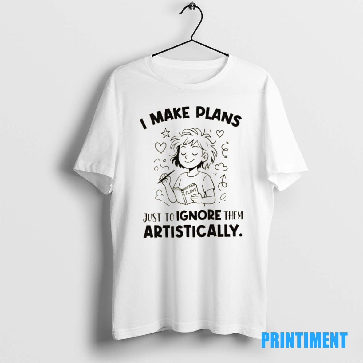 Official I Make Plans_e2_80_a6 Plans Just To Ignore Them Artistically Tee Sweater