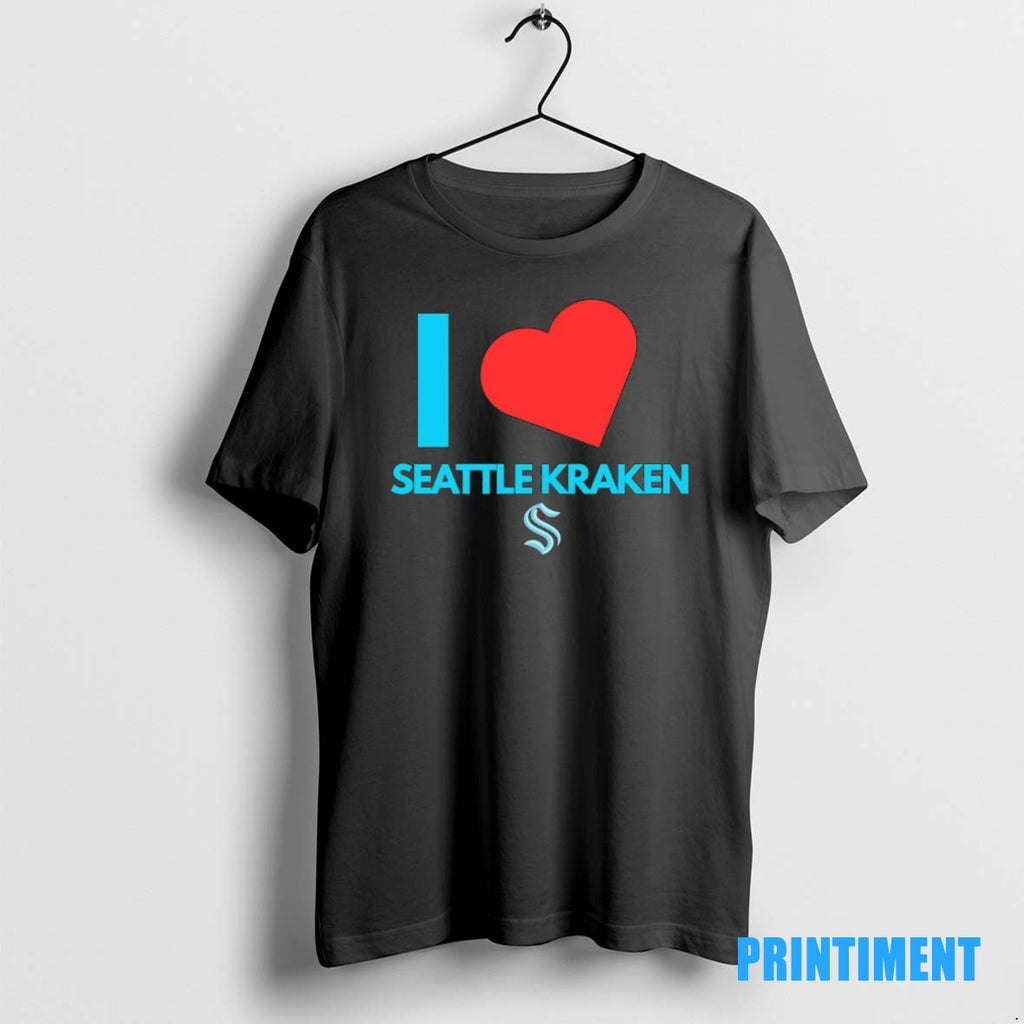 Official I Love Seattle Kraken Tee Sweater