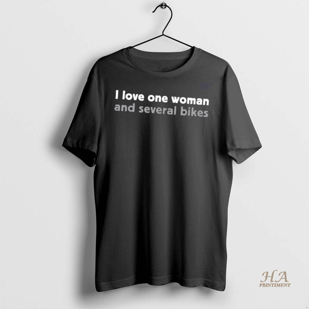 Official I Love One Woman And Several Bikes Shirt