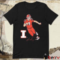 Illinois Fighting Illini Football Luke Altmyer Superstar Pose Signature t-shirt