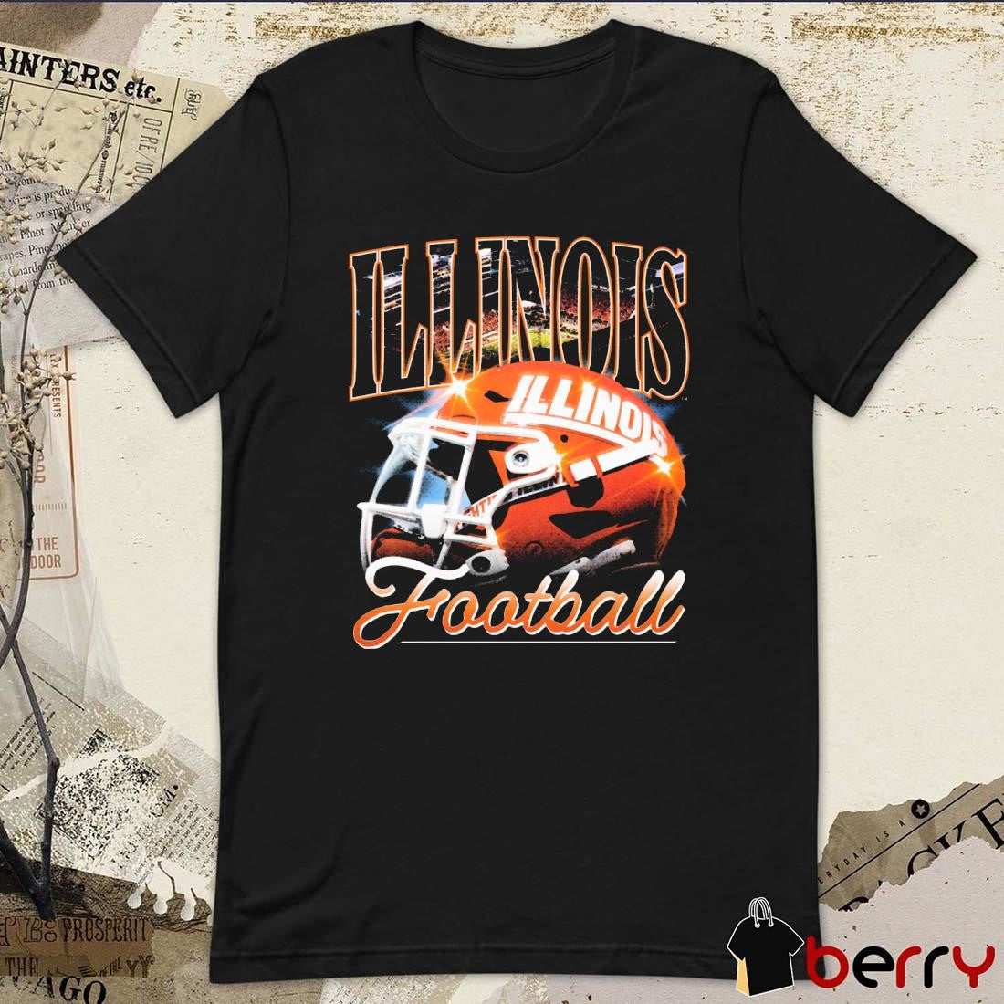 Illinois Football Helmet Vintage Traditions t-shirt