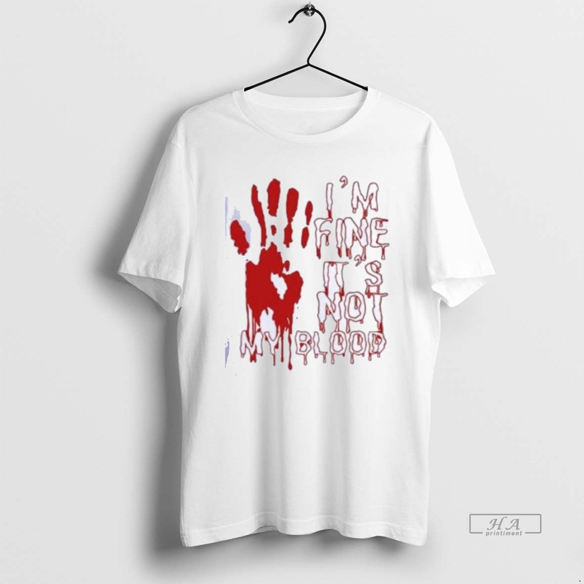 Official Im Fine Its Not My Blood Halloween 2025 Shirts