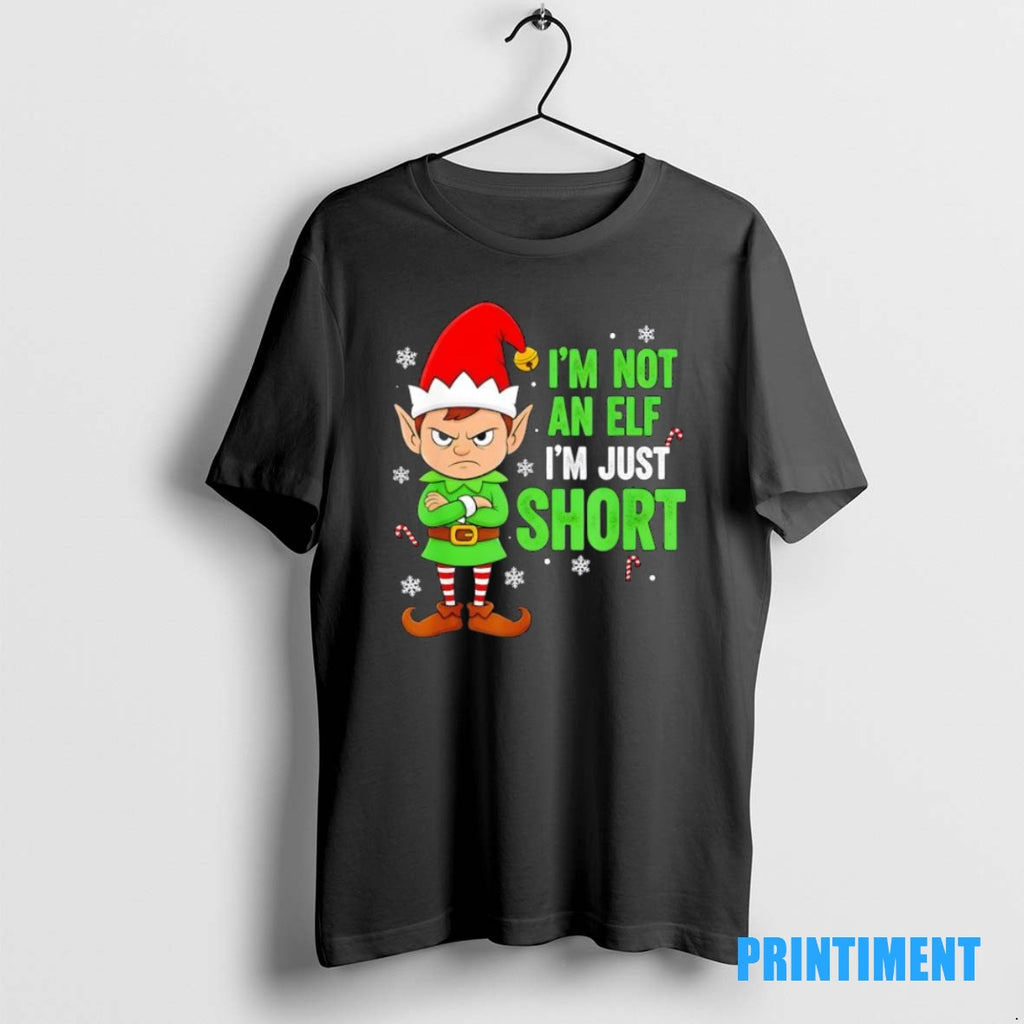 Official Im Just Short Funny Elf Christmas Tee Sweater