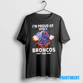 Official Im Proud Of Being A Boise State Broncos Fan Tee Sweater