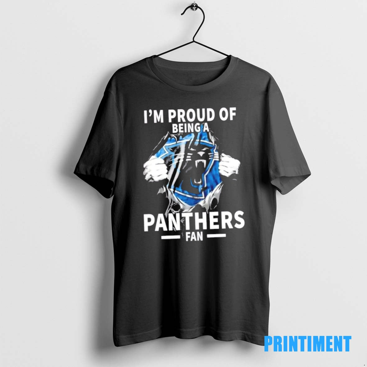 Official Im Proud Of Being A Carolina Panthers Fan Tee Sweater