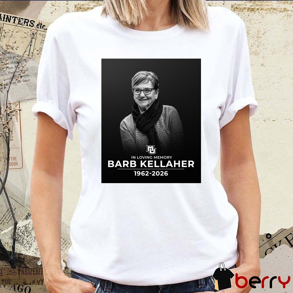 In Loving Memory Barb Kellaher 1962 – 2026 Marquette Basketball Poster t-shirt