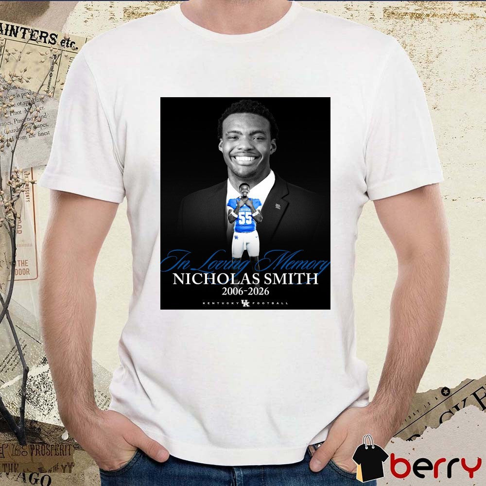 In Loving Memory Nicholas Smith 2006 – 2026 Kentucky Football Poster t-shirt