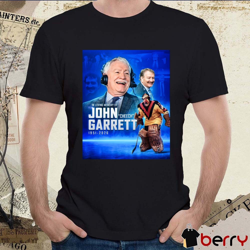 In Loving Memory Of John Cheech Garrett 1951 – 2026 Vancouver Canucks Poster t-shirt