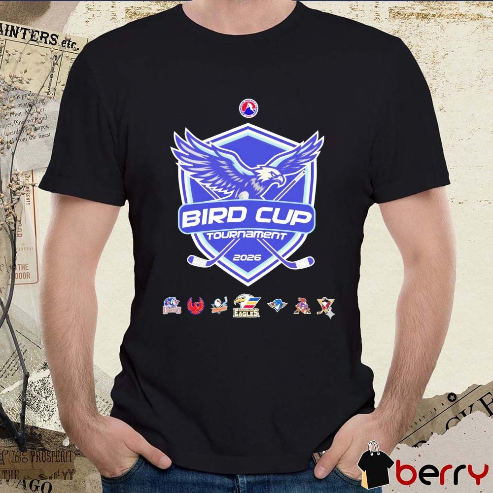 Inaugural Bird Cup Preseason Tournament At Blue Arena 2026 Logos t-shirt