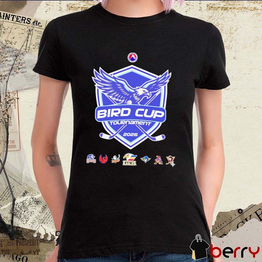 Inaugural Bird Cup Preseason Tournament At Blue Arena 2026 Logos t-shirt