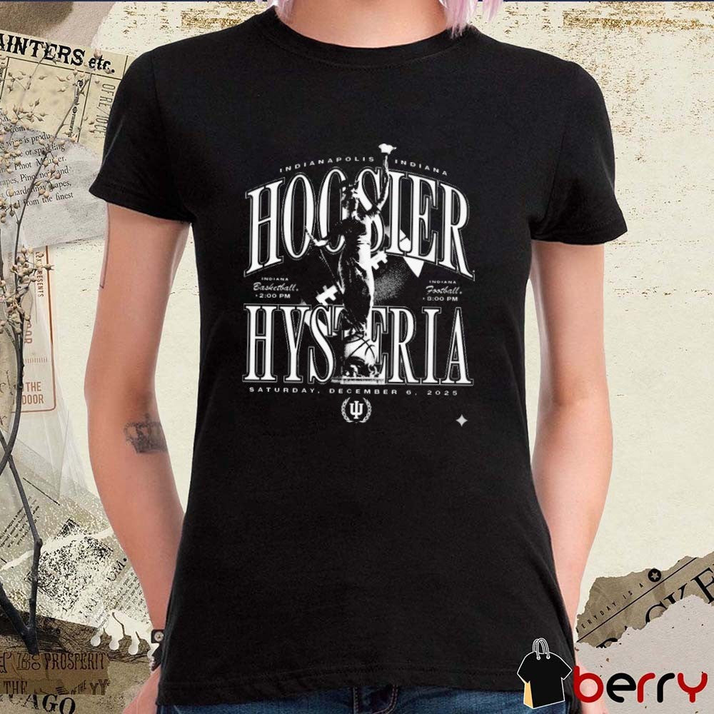 Indiana Basketball Hoosier Hysteria December 6, 2025 Indianapolis, IN t-shirt
