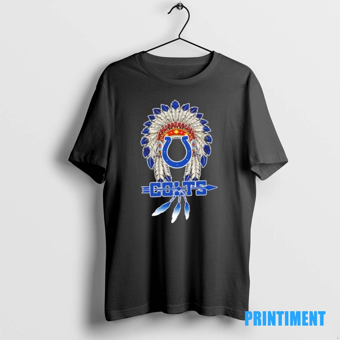 Official Indianapolis Colts Football X Native American Tee Sweater