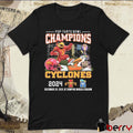 Iowa State Cyclones Pop Tarts Bowl Champions 2024 December 28 2024 At Camping World Stadium Mascot t-shirt