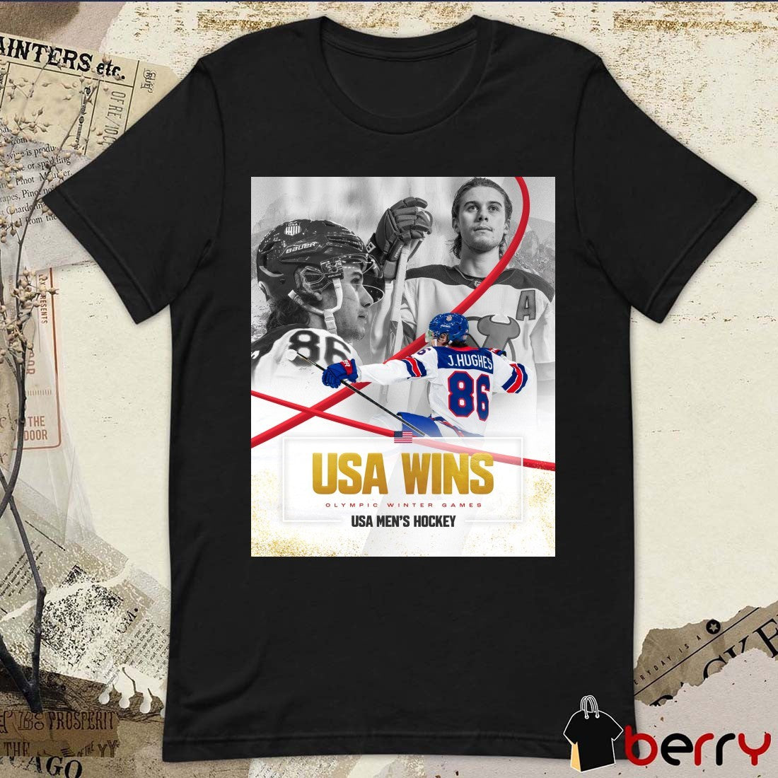 Jack Hughes Our Golden Boy Our Golden Star USA Wins 2026 Olympic Winter Games Usa Men’s Hockey t-shirt