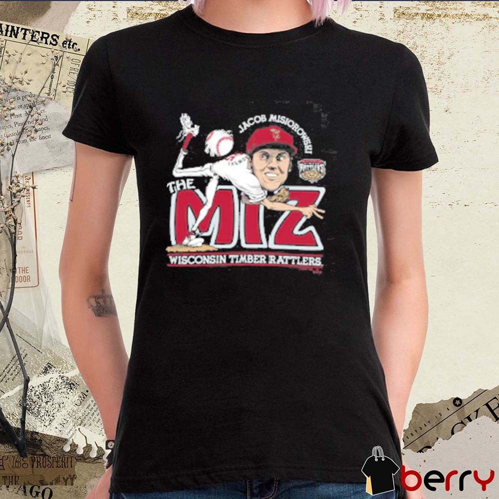 Jacob Misiorowski The Miz Wisconsin Timber Rattlers MiLB Caricature t-shirt