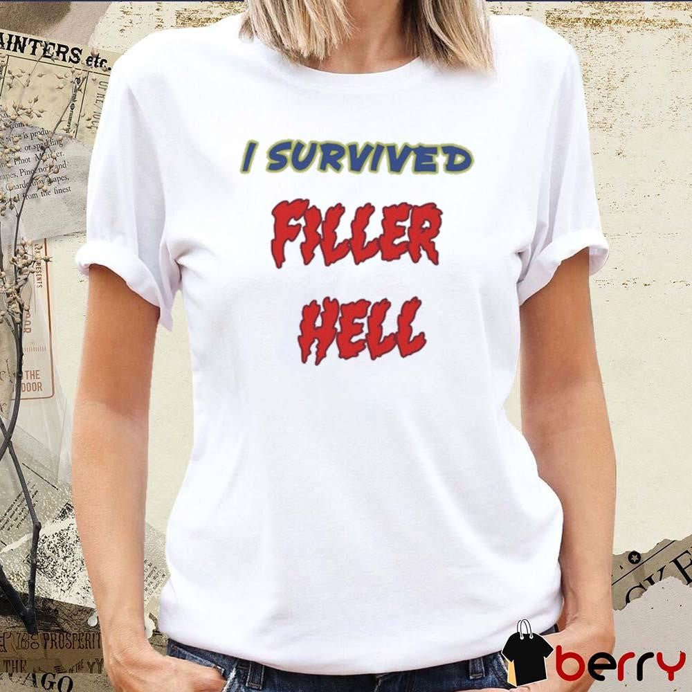 James B. Jones Wearing I Survived Filler Hell t-shirt
