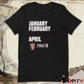 January February Aziaha James April NC State Wolfpack Basketball 2025 NCAA March Madness t-shirt