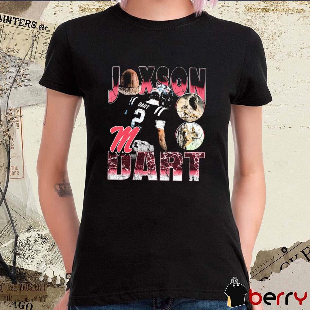 Jaxson Dart Squirrel Ole Miss Rebels 90s Graphic t-shirt