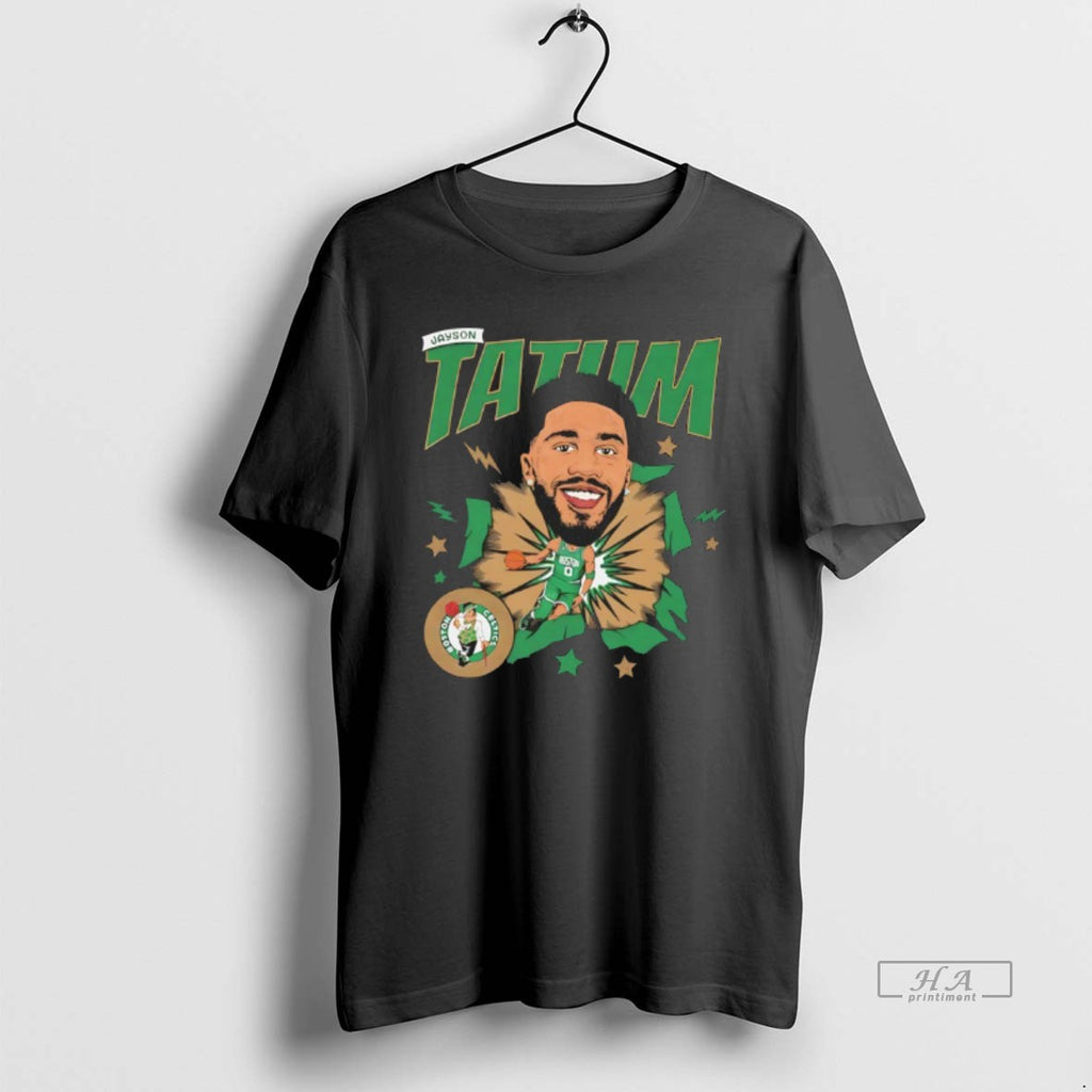 Official Jayson Tatum Boston Celtics Nba Player Caricature Comic