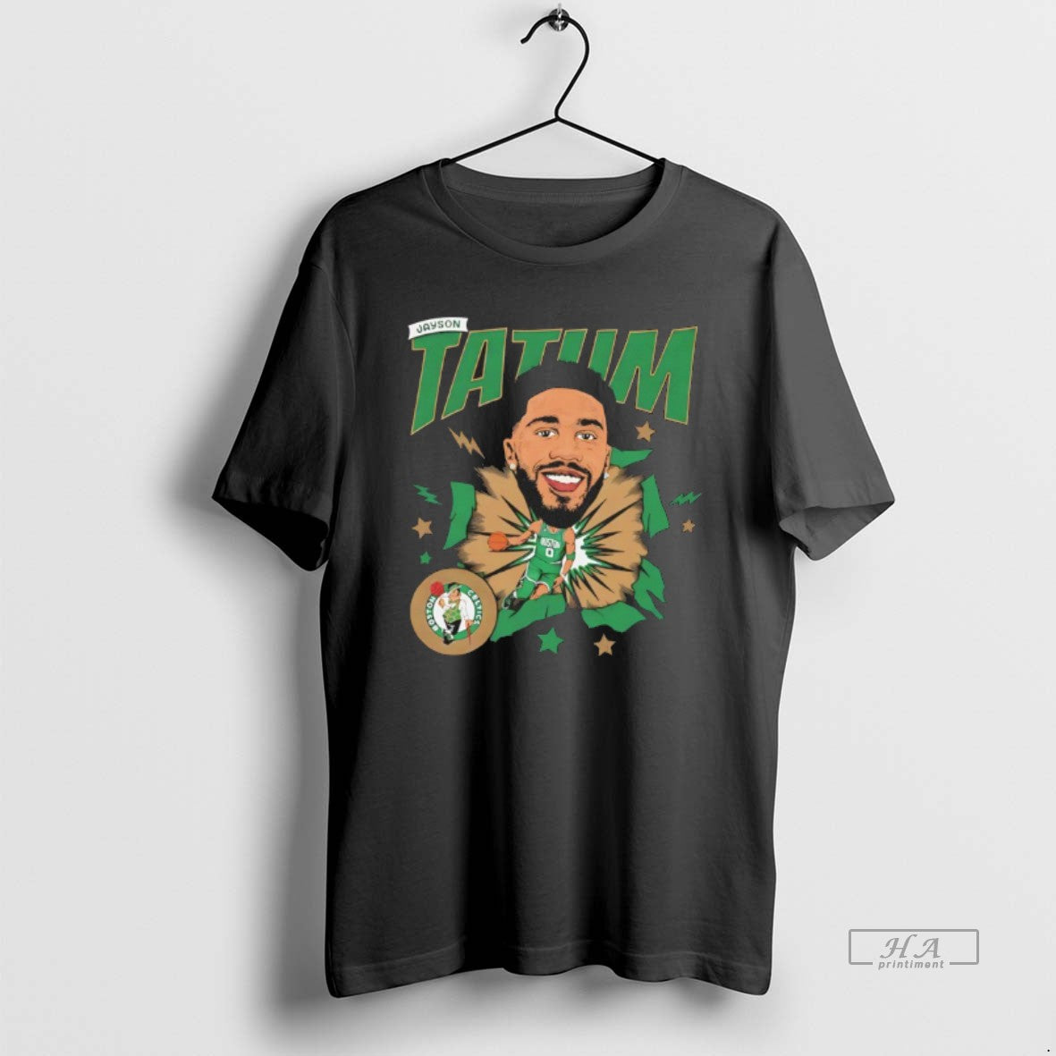 Official Jayson Tatum Boston Celtics Nba Player Caricature Comic