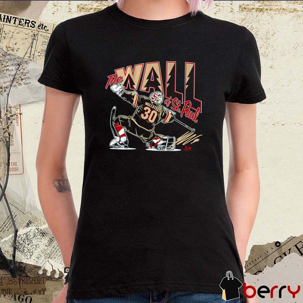 Jesper Wallstedt The Wall Of St Paul Remix Minnesota Wild 2026 NHL Hockey Goalie t-shirt