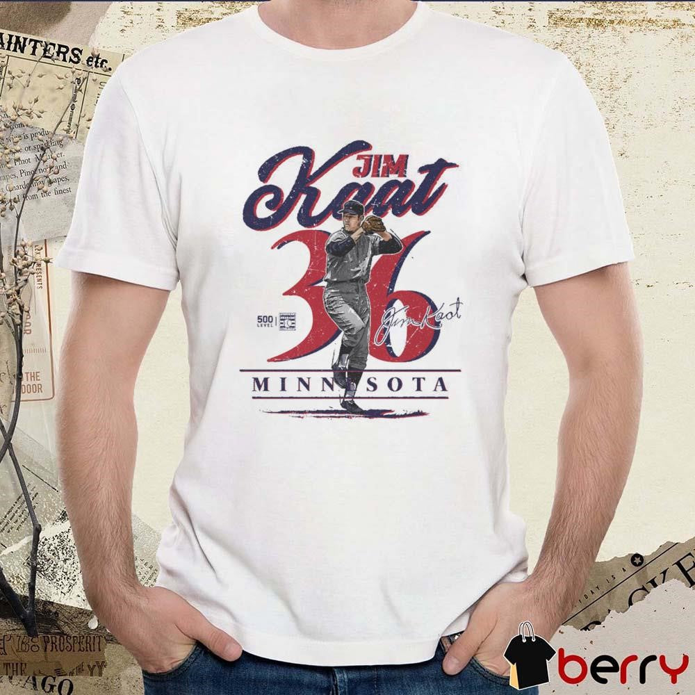 Jim Kaat #36 National Baseball Hall Of Fame Minnesota Twins MLB Signature Vintage t-shirt
