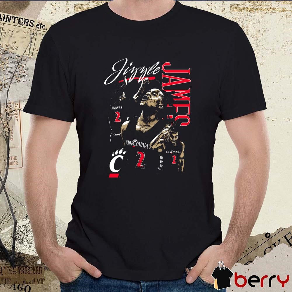Jizzle James Classic Cat Cincinnati Bearcats NCAA Graphic t-shirt