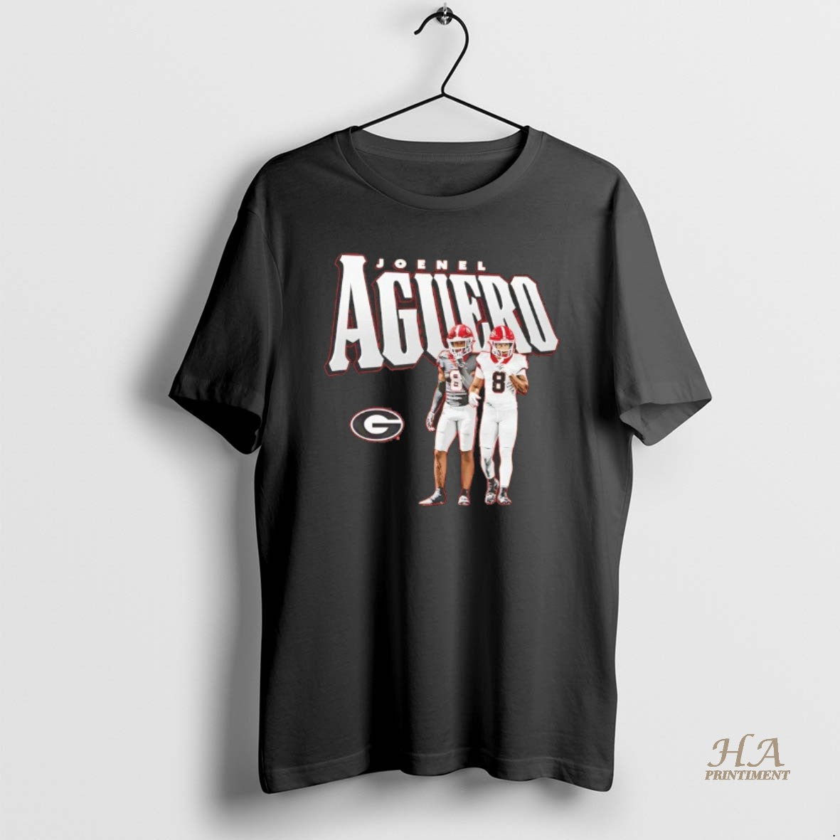 Official Joenel Aguero Illustrated Georgia Bulldogs