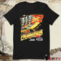 Joey Logano 2024 NASCAR Cup Series Champion Car Champion 3X Team Penske Signature t-shirt
