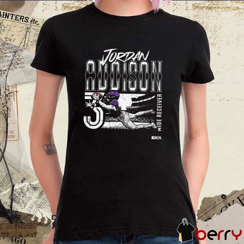 Jordan Addison Minnesota Vikings Wide Receiver One-Handed Catch t-shirt