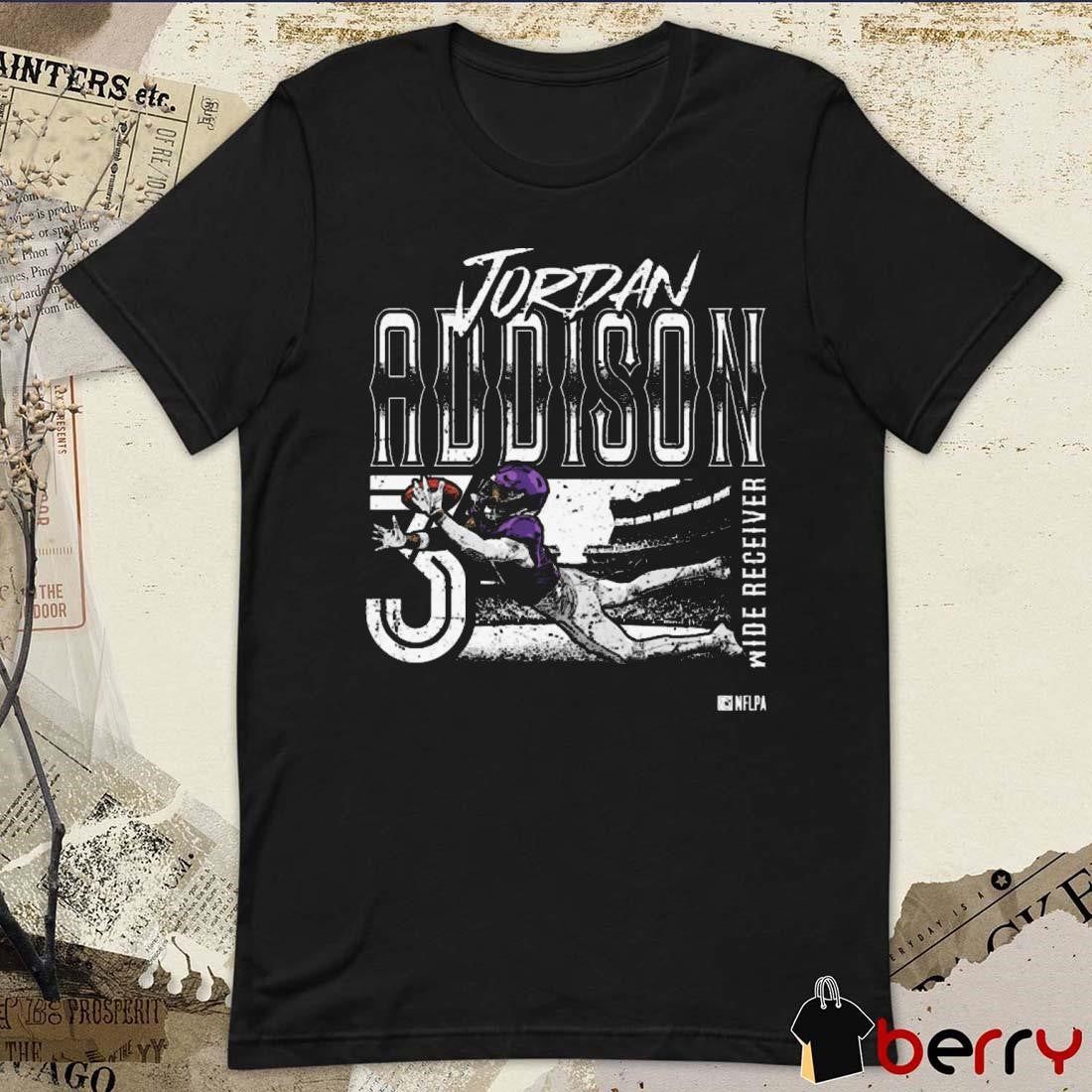 Jordan Addison Minnesota Vikings Wide Receiver One-Handed Catch t-shirt