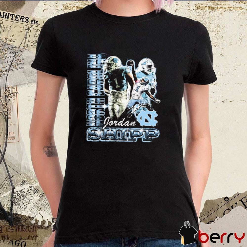 Jordan Shipp North Carolina Tar Heels 90s Graphic Signature t-shirt