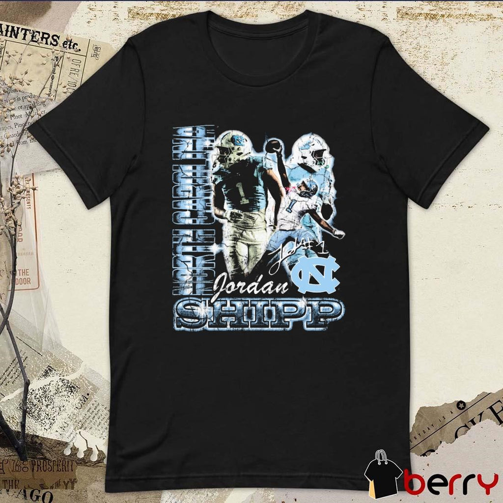Jordan Shipp North Carolina Tar Heels 90s Graphic Signature t-shirt