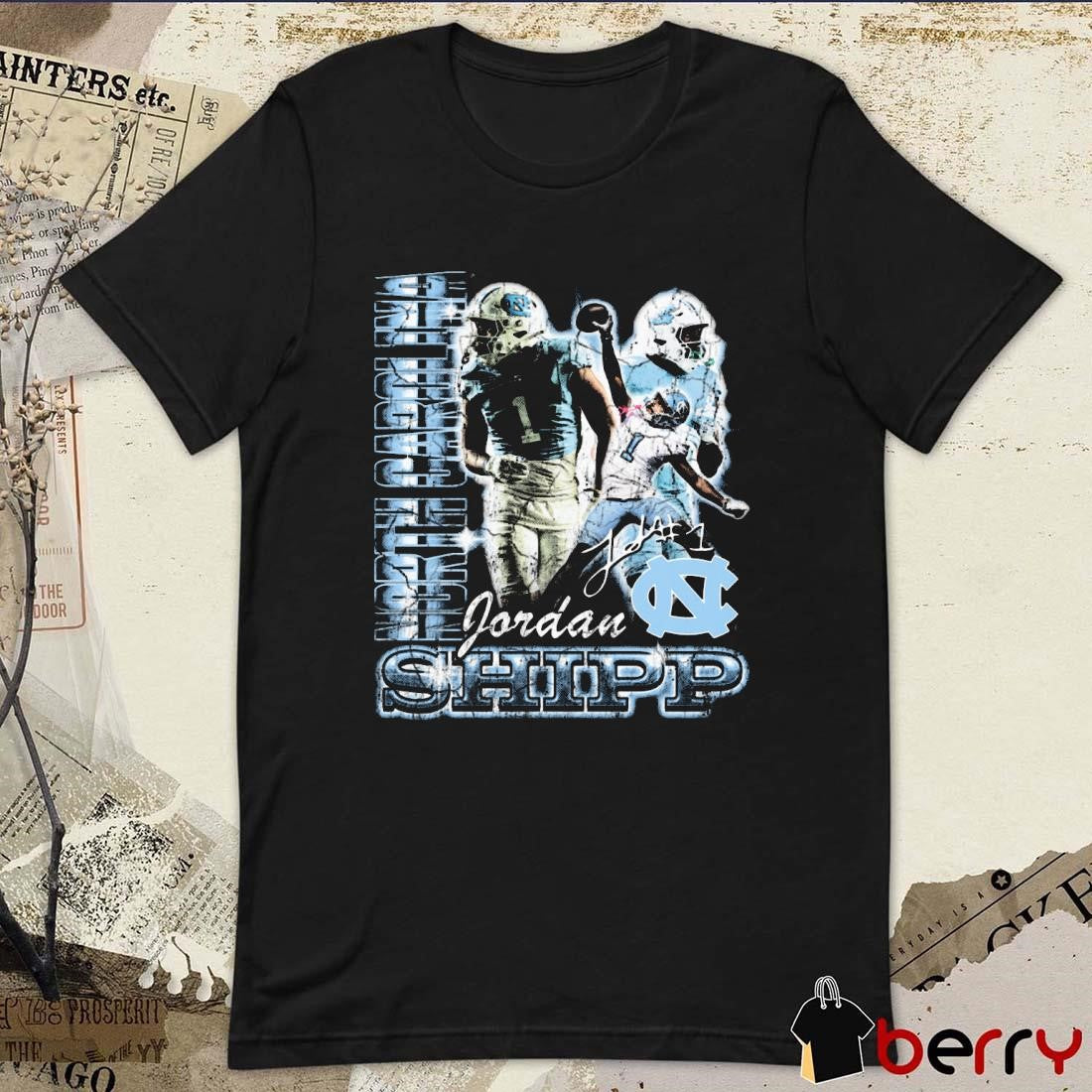 Jordan Shipp North Carolina Tar Heels 90s Graphic Signature t-shirt