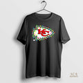 Official Kansas City Chiefs Logo Holiday Lights Black